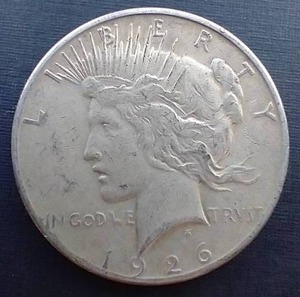 1926 Peace Dollar