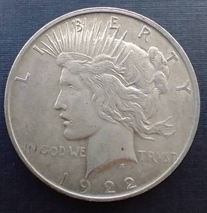 1922-D Peace Dollar