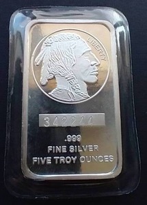 5 Oz. Silver Bar