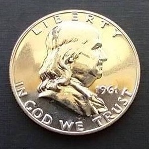 1961 Silver Franklin Half Dollar