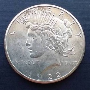 1922-S Peace Dollar