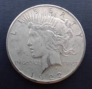 1922-S Peace Dollar