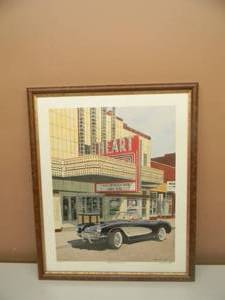 DANA FORRESTER HEART SIGNED & NUMBERED 102 of 700 - PROFESSIONALLY FRAMED - GREAT PIECE - APPROX 20 BY 24 - SEE PICTURES