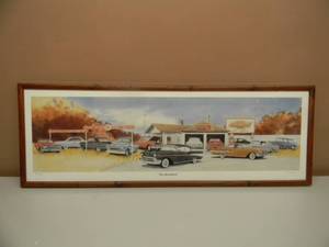 ARLEN OLSON THE HEARTBEAT - SIGNED & NUMBERED 260 of 500 - PROFESSIONALLY FRAMED - GREAT PIECE - APPROX 39 BY 14 - SEE PICTURES