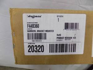 lot 95 image: Hoffman F44B360 Barriers, Bracket Mounted