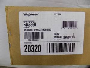 lot 96 image: Hoffman F44B360 Barriers, Bracket Mounted