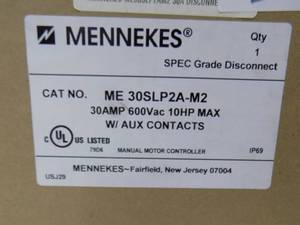 lot 8 image: Mennekes Spec Grade Disconnect