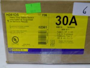 lot 6 image: Square D Heavy Duty Safety Switch