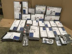 Lot of assorted Glacier Bay Faucets various Models customer returns see pictures