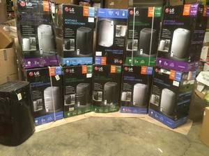 Large lot of assorted LG Portable Air Conditioner s various models and conditions customer returns see pictures