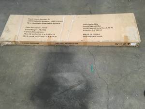 Husky Regular Duty 72 in. Stainless Steel Work Surface not used