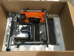 Ridgid 10 in. Pro Jobsite Table Saw with Stand missing pieces open box customer return