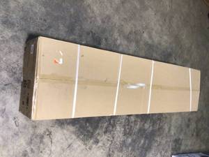 Husky Ready-to-Assemble 36 in. W x 72 in. H x 18 in. D Steel Tall Garage Cabinet in Black not used see pictures