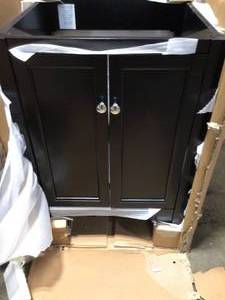 Foremost TREA2422 Haven 24 In. Vanity, Espresso cabinet only in good conditions