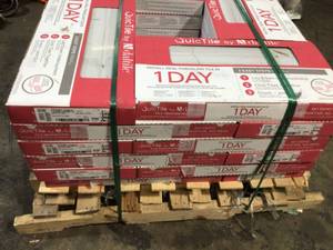 Pallet with 24 cases Nova Falls Gray 12 in. x 24 in. Porcelain Floor and Wall Tile (15.6 sq. ft.Case) not used