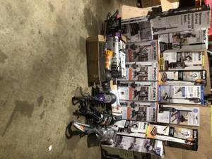 Pallet of assorted Home Vacuums used open box customer returns various models and conditions see pictures