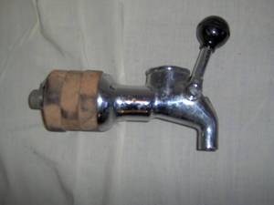Beer tapspout 8 oal. Very nice shape. As shown.