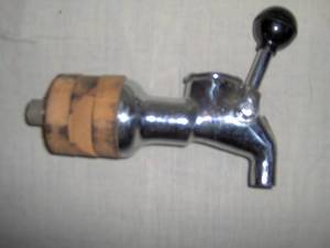 Beer tapspout 8 oal. Very nice shape. As shown.