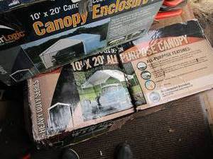 Canopy 10x20, Extensions