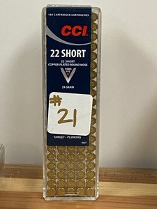 (100) Rounds .22-Short