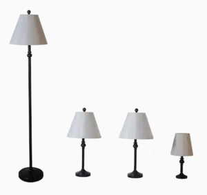 lot 12 image: J. Hunt Home 4 pc Lamp Set