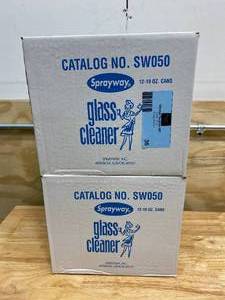 lot 36 image: SPRAYWAY Lot of 2 Cases of-  Glass Cleaner - 19oz (12 Per Case)
