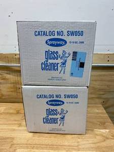 lot 61 image: SPRAYWAY Lot of 2 Cases of-  Glass Cleaner - 19oz (12 Per Case)