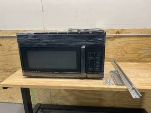 lot 50 image: UNBRANDED 1.6 cu. ft. Over the Range Microwave in Black