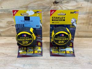 lot 68 image: STANLEY Lot of 2-  FATMAX 25 ft. Tape Measures