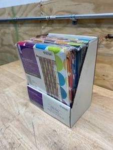 lot 62 image: STYLE SELECTIONS Lot of 6-  84-in Multi Polyester Rod Pocket Single Curtain Panels