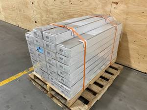 lot 5 image: HOME DECORATORS COLLECTION Lot of 30 Cases of-  Bywater Gray Maple 12mm Thick x 6.1 in. Wide x 47.64 in. Length Laminate Flooring (14.13 sq. ft.  case)