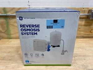 lot 91 image: GE Under Sink Reverse Osmosis Water Filtration System