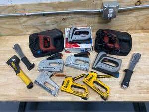 lot 102 image: Lot of 12-  Various Staplers