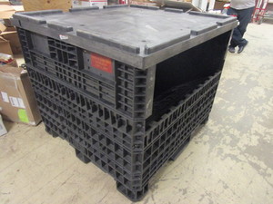 FOLDING BULK CONTAINER, 48 x 45 x 41 TALL