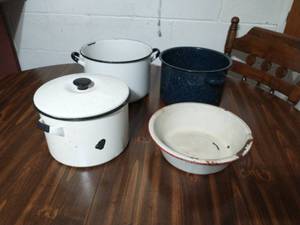 Collection Of Enamelware
