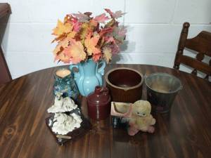 Collection Of Pottery And Dcor