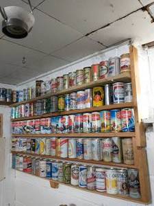 Collection of Old Empty Cans