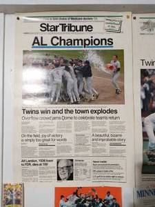 Collection Of Vintage Twins Memorabilia