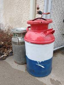 Collection Two Milk Cans