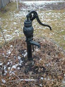 Old Water Pump Yard Dcor