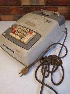 Vintage Electric Adding Machine