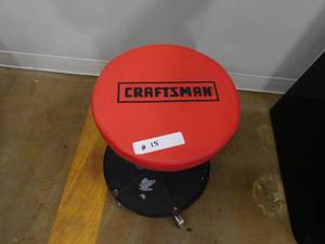 lot 15 image: Craftsman Adjustable Mechanics Seat