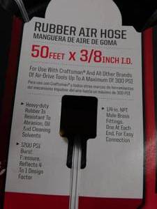 lot 63 image: Craftsman Air Hose - 50 x 38