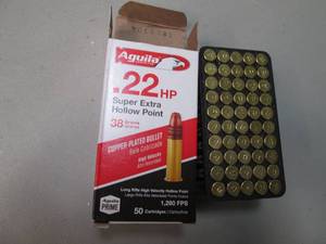 Aguila .22HP Super Extra Hollow Poi...