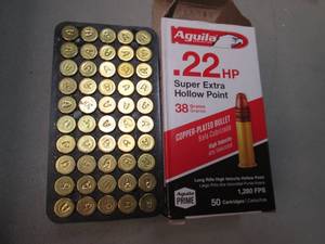Aguila .22HP Super Extra Hollow Poi...