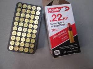 Aguila .22HP Super Extra Hollow Poi...