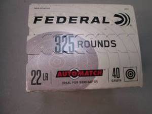Federal Ammunition 22 LR Auto Match...