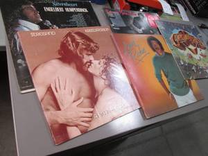 Lot of vintage records including T...