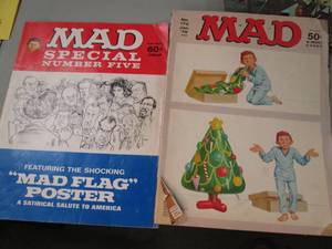 2 Vintage Mad magazines from the ...
