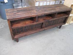 Beautiful Distressed wood style TV...